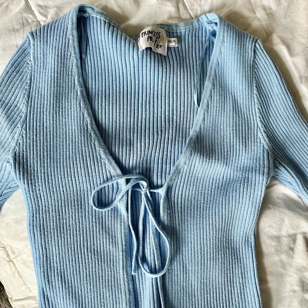 Princess Polly Oakland Top Blue